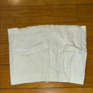 Elegant Cream Mini Skirt